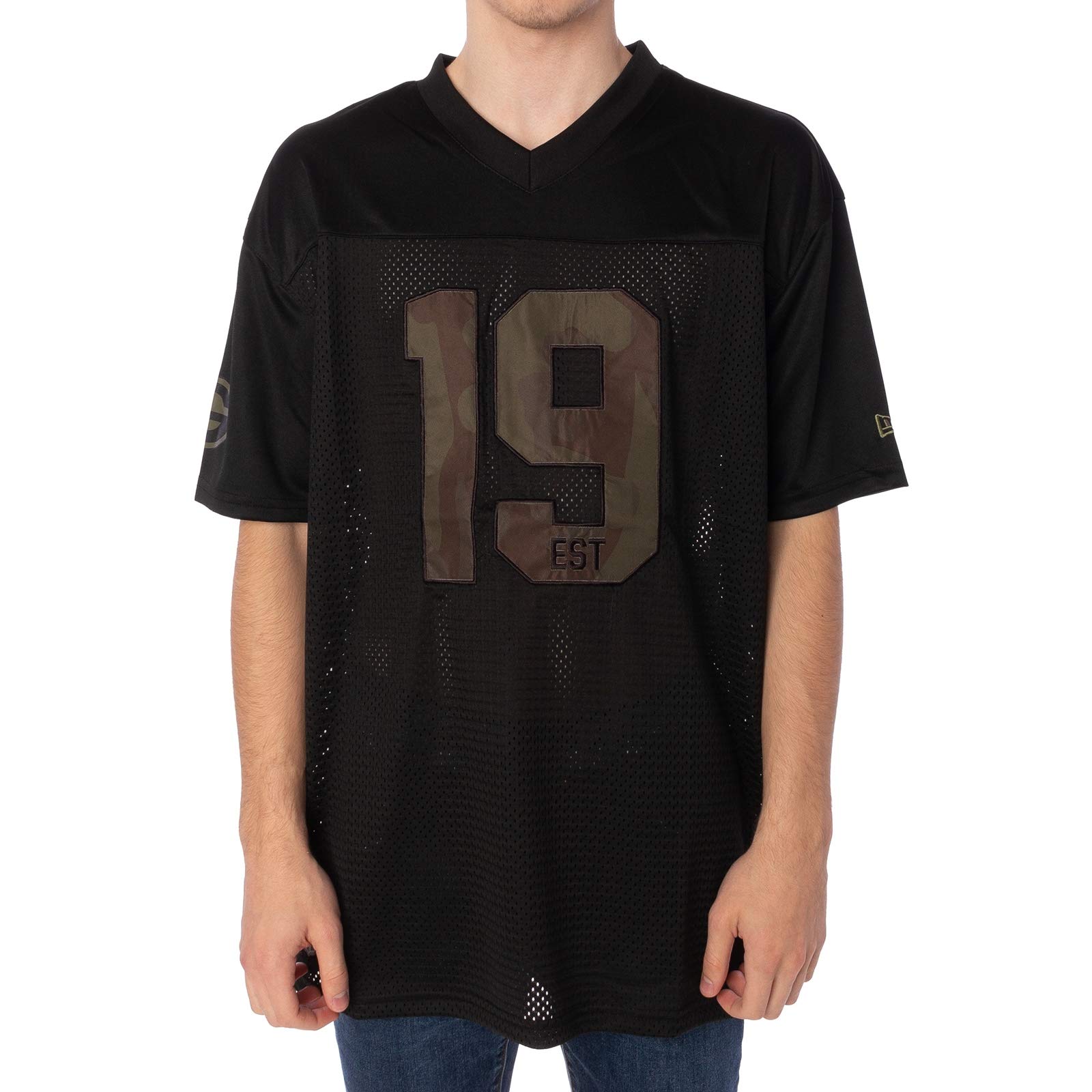 New Era Herren NFL Camo Est Date Jersey Grepac T-Shirt (1er Pack)