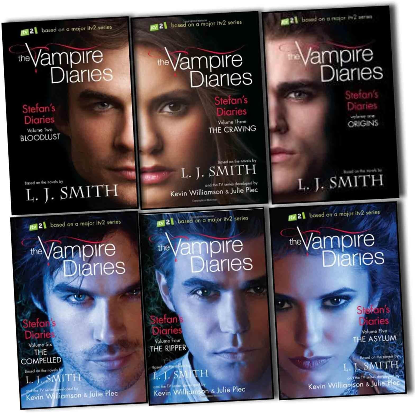 L J Smith Stefans Diaries 6 Books Collection Pack Set (Stefan's Diaries 1: Origins; Stefan's Diaries 2: Bloodlust; Stefan's Diaries 3: The Craving; Stefan's Diaries 4: The Ripper; Stefan's Diaries 5: The Asylum; Stefan's Diaries 6: The Compelled)
