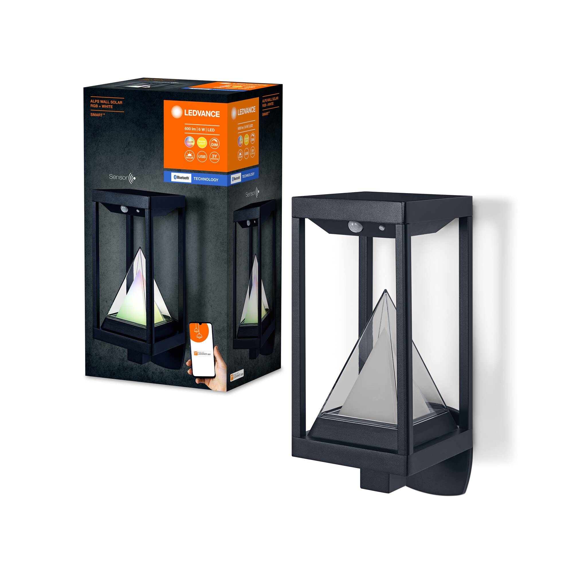 Ledvance Smart+ Bluetooth Solar Alps Wall Pared Multicolor-image