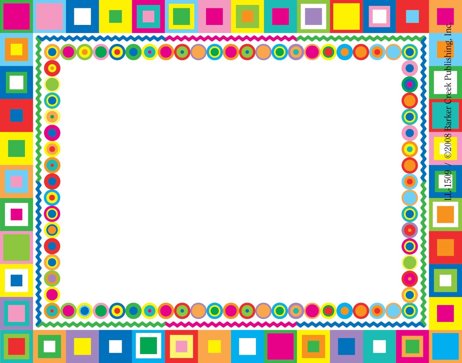 Barker Creek Name Badges & Self-Adhesive Labels, Retro, Multi-Purpose Name Tags, Gift Tags, Labels, and More! 3.5" x 2.75", 45 per Pkg (1509)