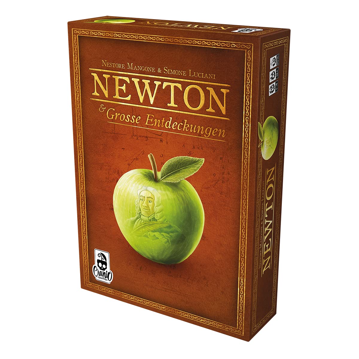 Asmodee | Cranio Creations | Newton inkl. Erweiterung Große Entdeckungen | Grundspiel + Erweiterung | Kennerspiel | Brettspiel | 2-4 Spieler | Ab 12+ Jahren | 45+ Minuten | Deutsch