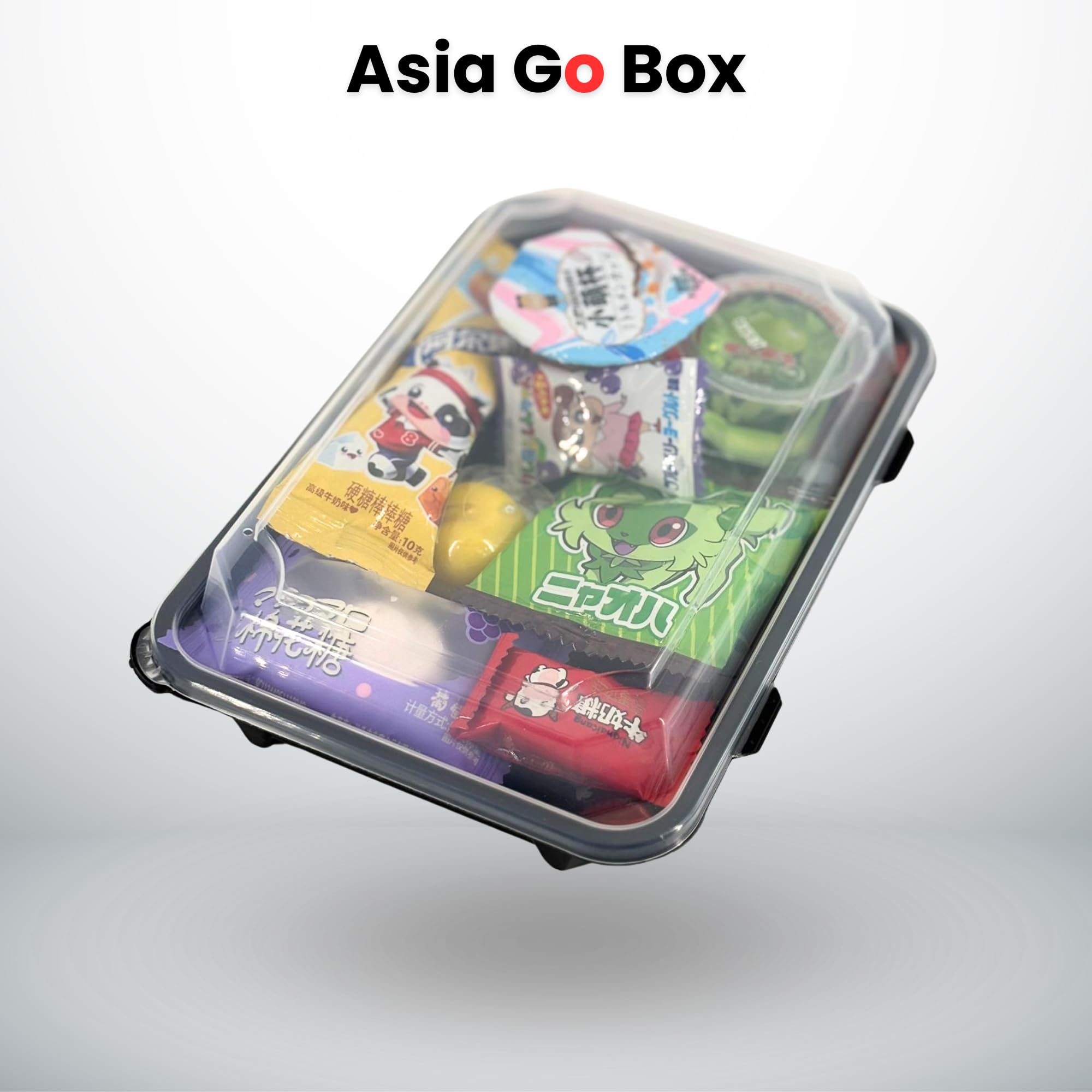 Asia Go Box Nevalu - Surtido de Productos Asiáticos - Mini Snacks, Dulces y Delicias Asiáticas para Regalar.