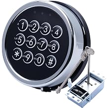 Chrome Keypad Electronic Gun Safe Lock Replacement