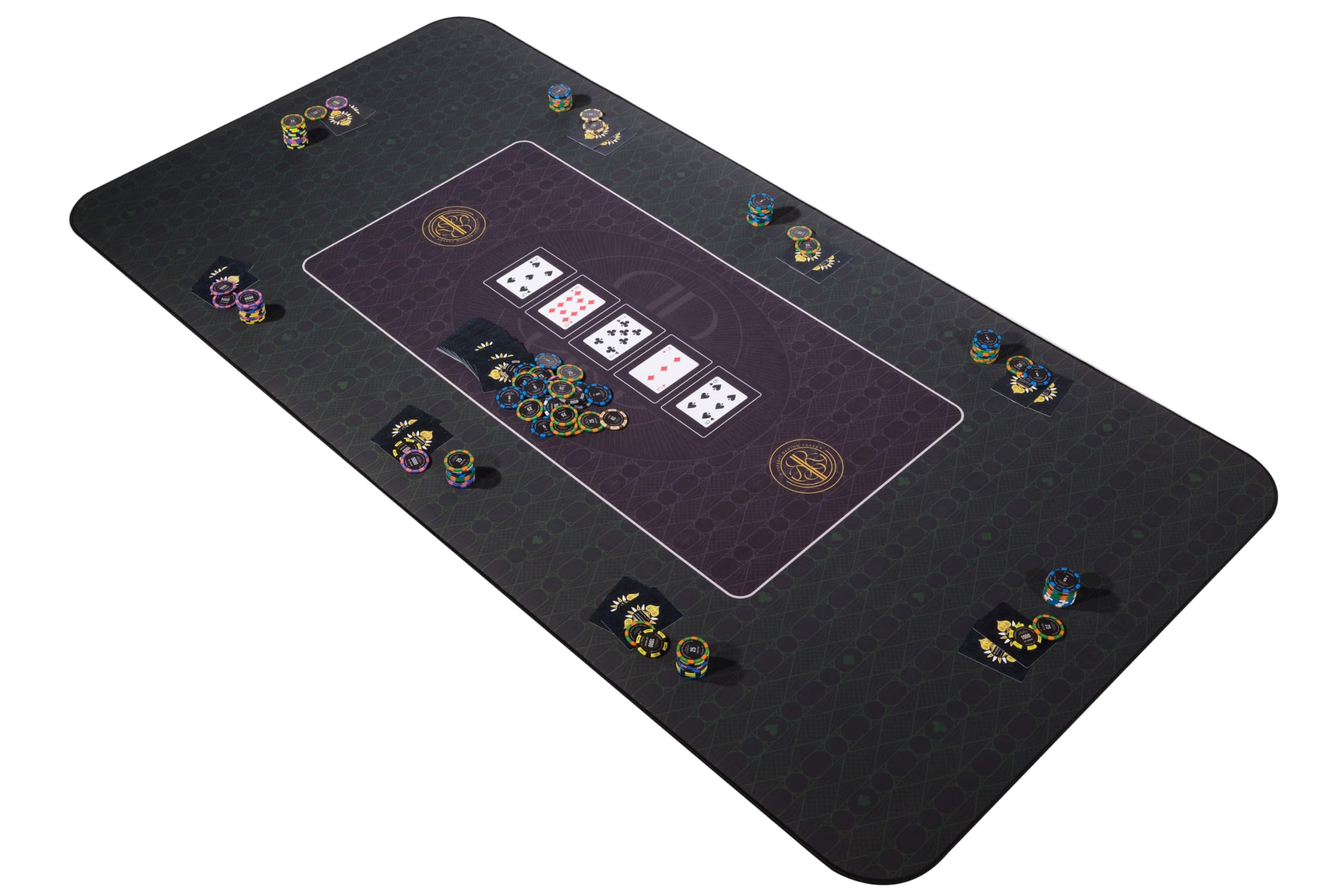 Riverboat Broadway Poker Mat - Poker Table Layout (180 x 90cm)