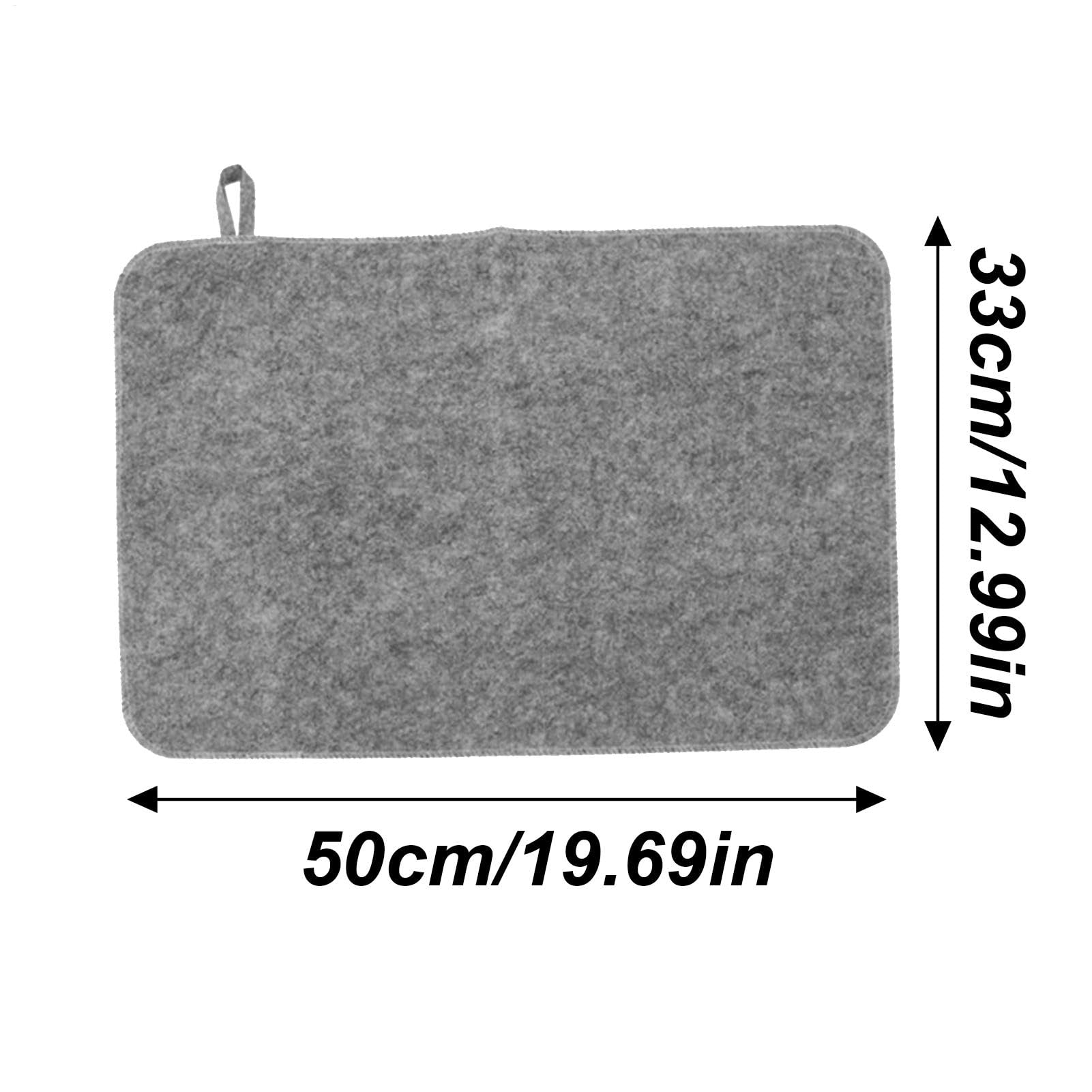 Sauna Mat - 2 Pieces Sauna Floor Mat | Sauna Seat Cushion | Soft Felt Sauna Cushion | Steam Room Accessories | Water Absorbent Heat Insulation Mat Bench Protector for Sauna Bath Shower Room