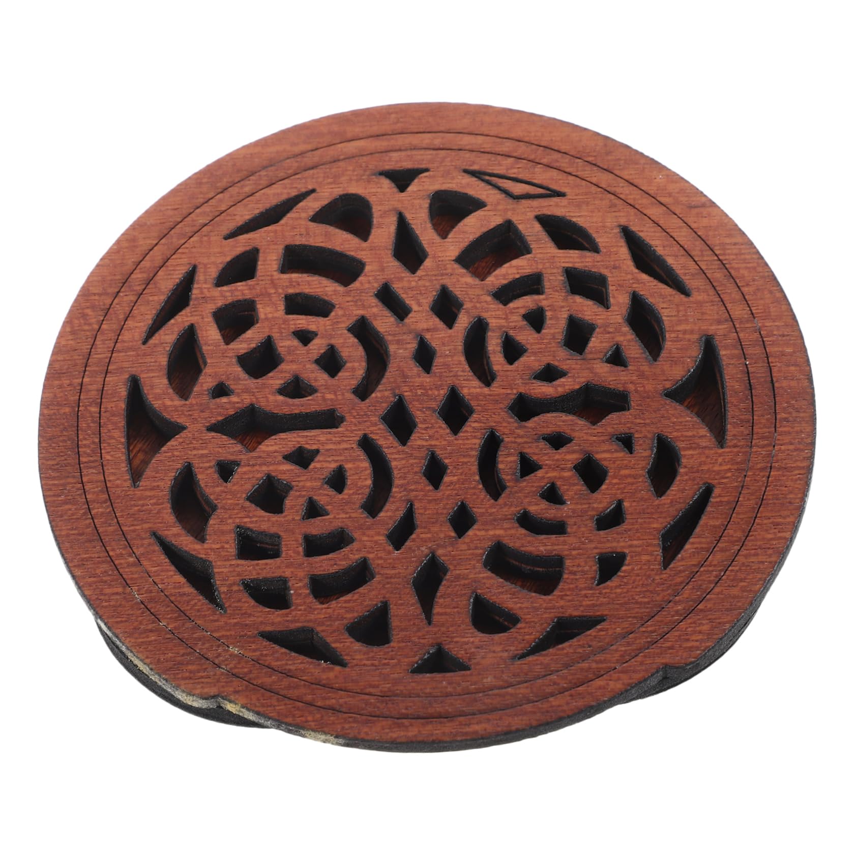 CIMAXIC Acoustic Guitar Sound Hole Covers Wooden Guitar Soundhole Cover Guitar Soundhole Insert Guitar Feedback Muter Decorative Guitar Part
