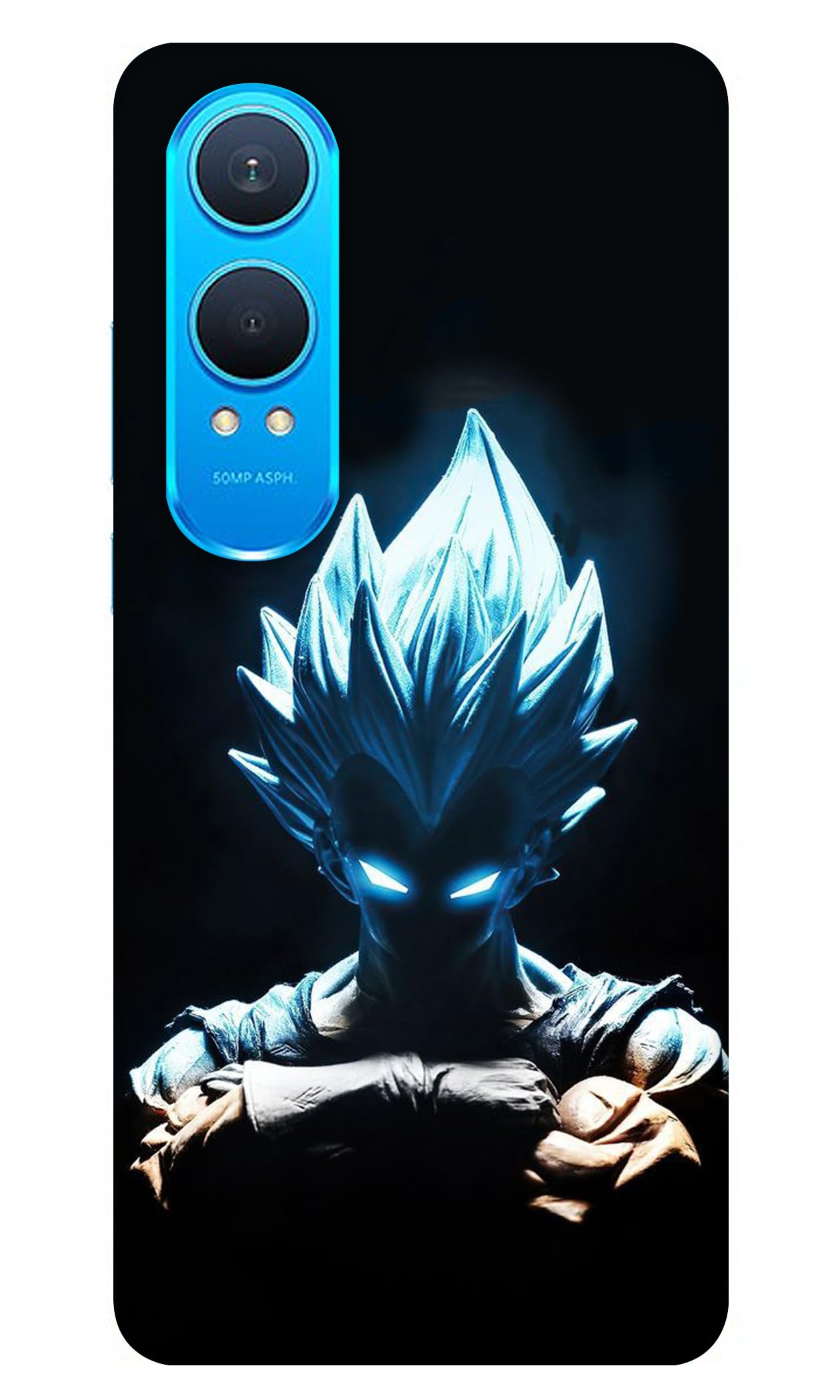 Anime Super Saiyan Glow Design Hard Back Cover Case Compatible with OnePlus Nord CE 4 Lite 5G – Stylish Matte Finish | Polycarbonate Build