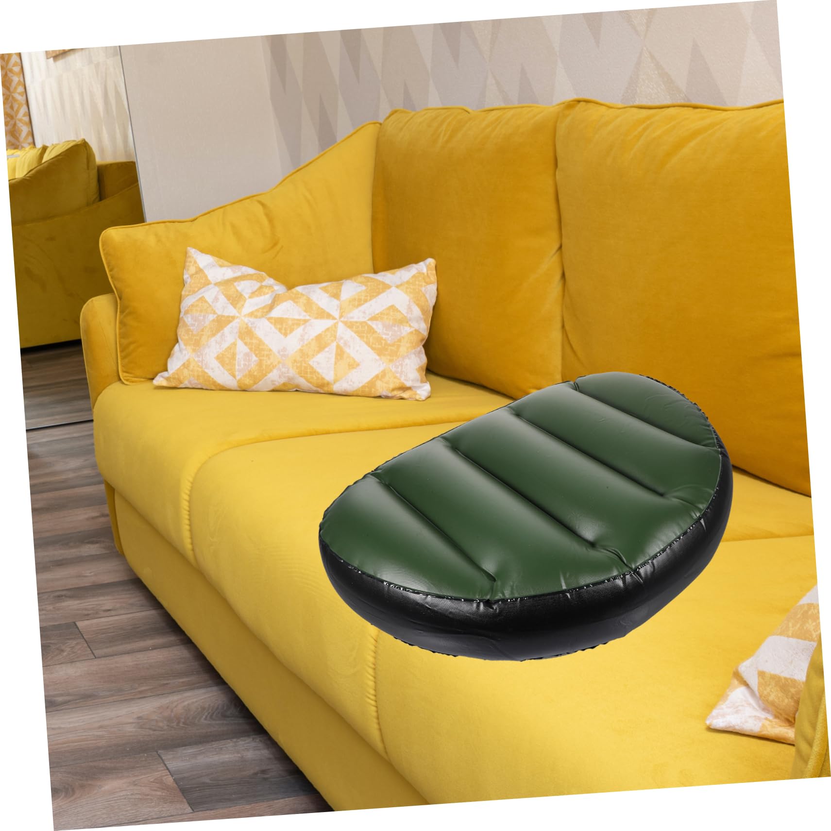 BCOATH Inflatable Seat Cushion for Boat Breathable Comfortable Green Universal Boat Pad