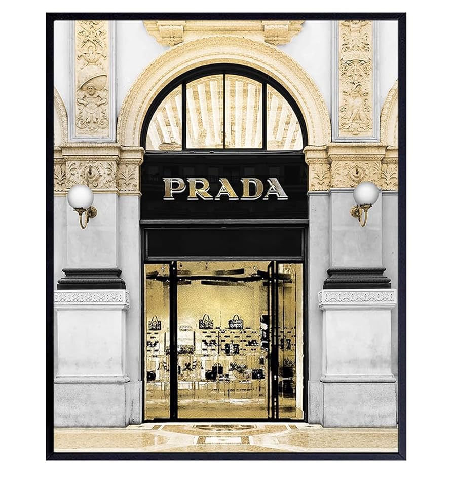 PRADA 店舗外観 アートフレーム Prada Flagship