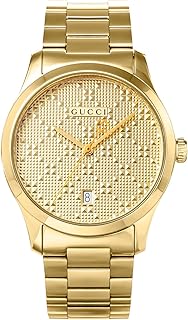 [GUCCI ]グッチ 腕時計Gﾀｲﾑﾚｽ YA126461A ゴールド文字盤 メンズ [並行輸入品]