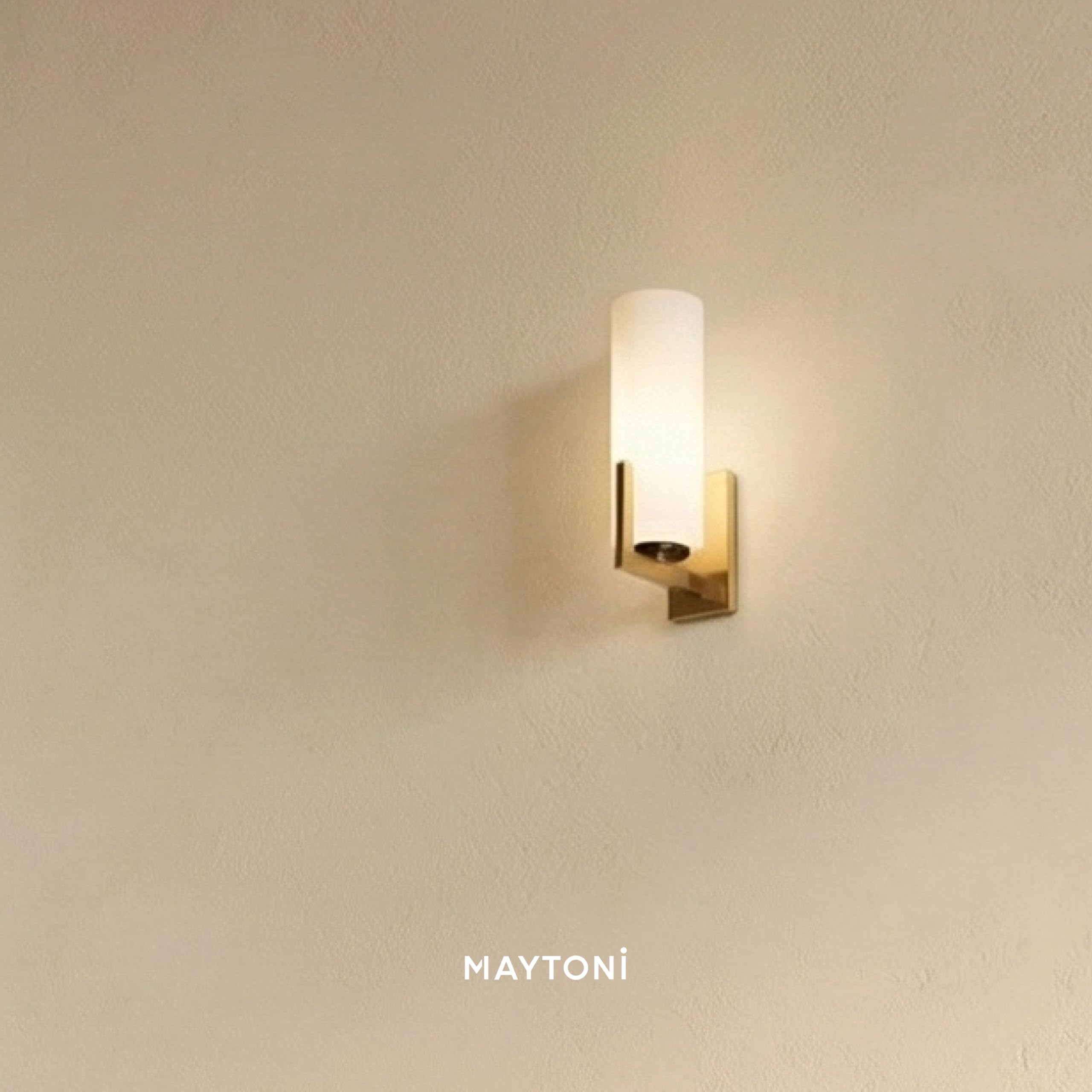 Maytoni Wandlampe BRAVADO | Dekorativ E27 exkl., 40W, Schwarz-Messing