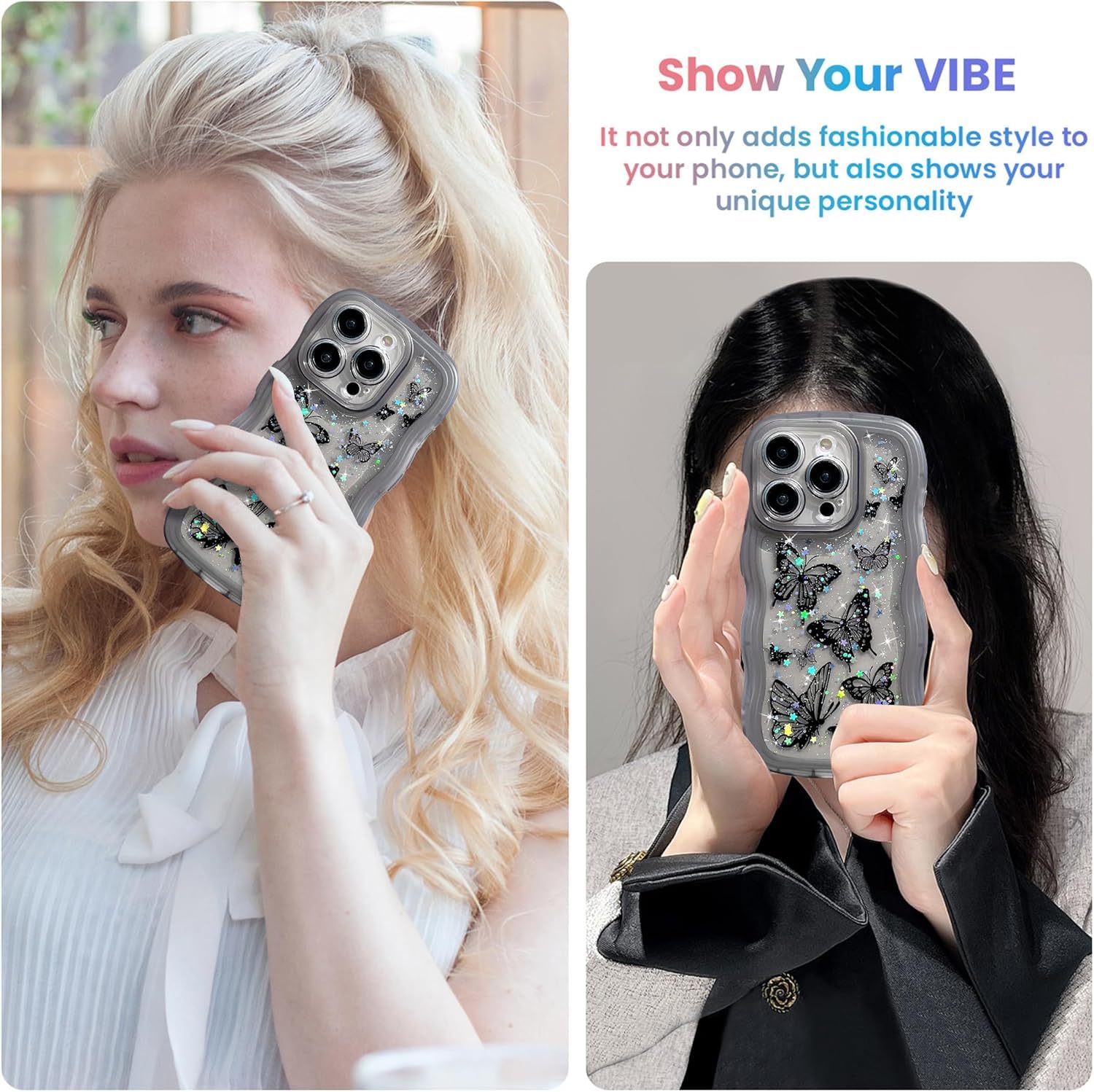 Coque Pour IPhone XS,Housse Étui En Cuir De Très Mince Cover,PC/TPU