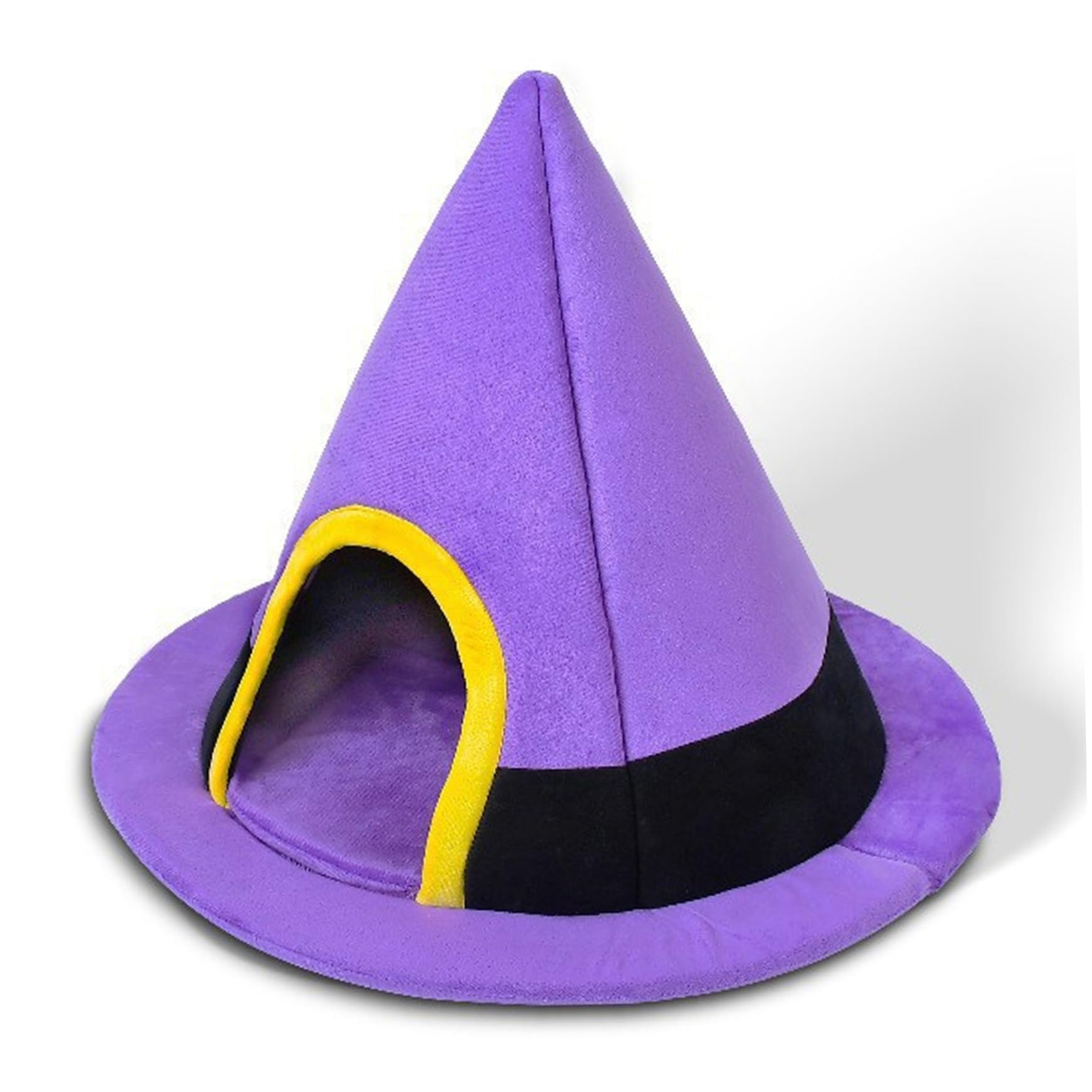 Petite maison pour animaux d'Halloween : lit en tissu doux et chaud 60 cm