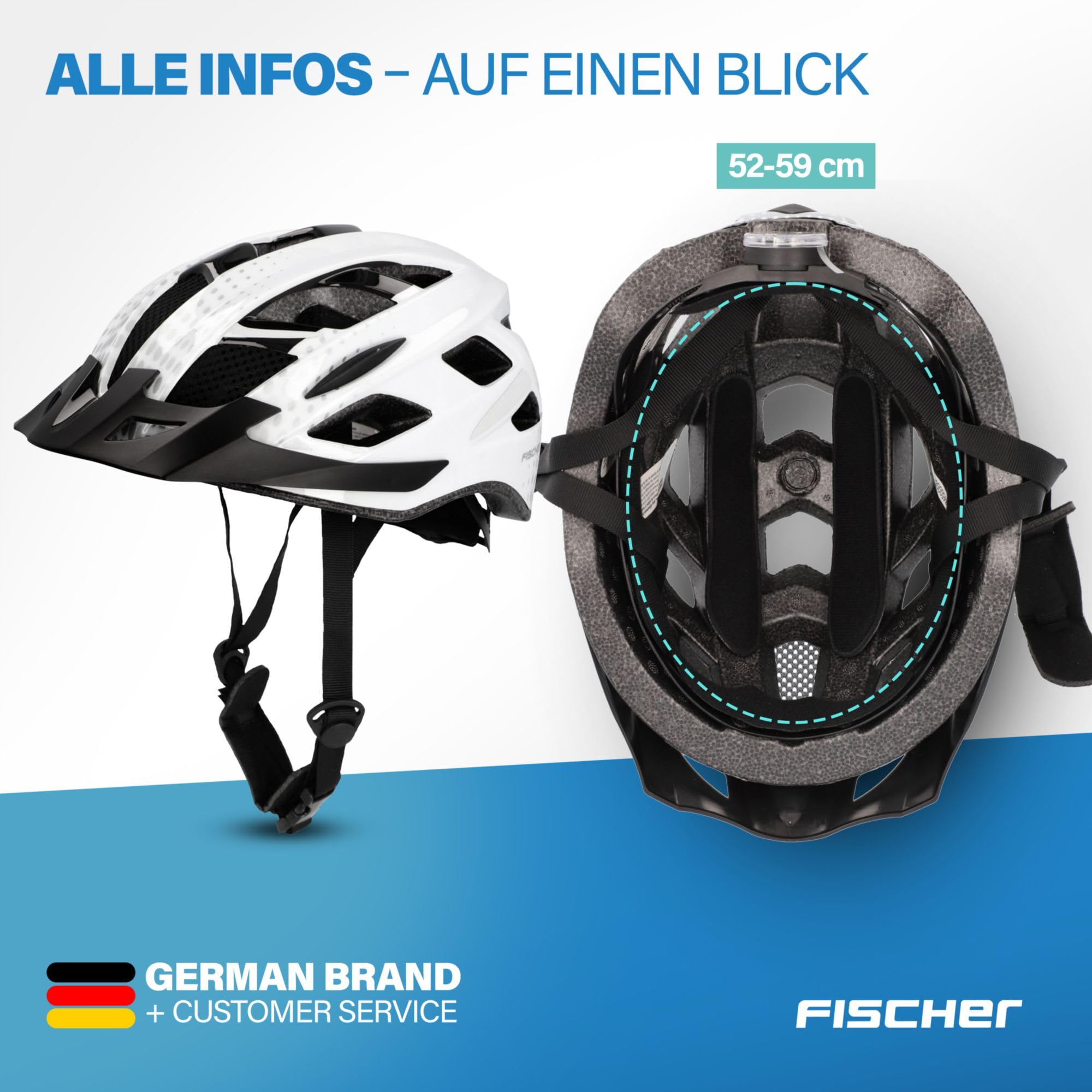 FISCHER Urban LANO Casco da bicicletta