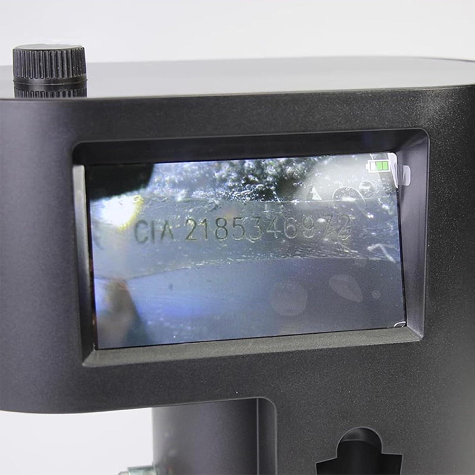 Diamond Girdle Viewer 30-200X con luce LED, display a doppio schermo, risoluzione 480x845 per un'identificazione e test accurati delle iscrizioni
