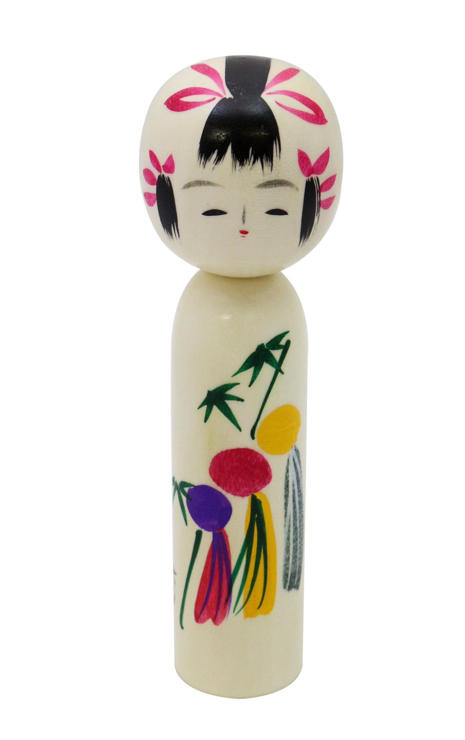 Michinoku Kokeshi Tanabata Doll – 5 Inch