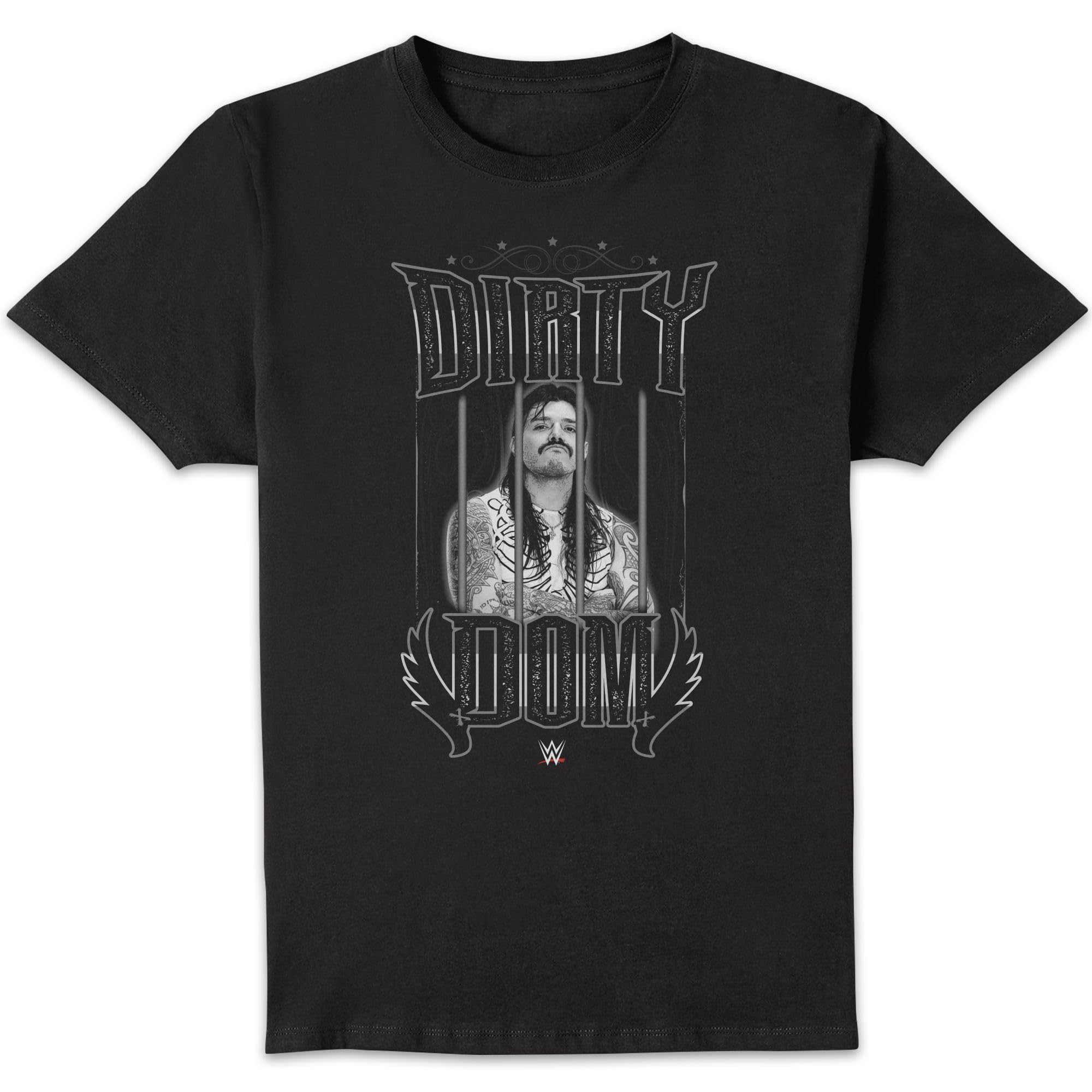 Zavvi Unisex Multi Wwe - Dirty Dom T-Shirt Black - Xl