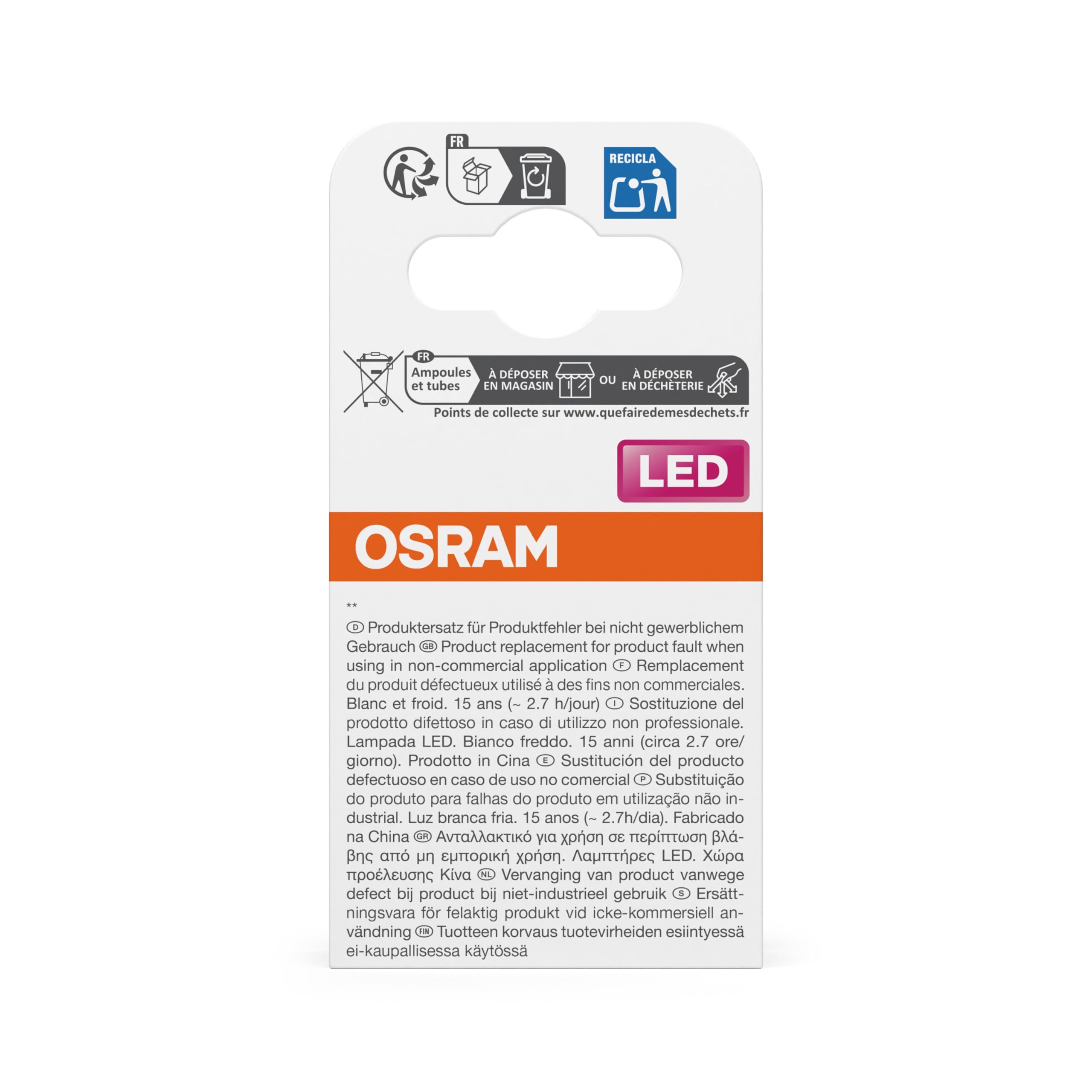 OSRAM Reflector LED Star MR16 35, 4000 K blanco neutro, 3,4 W, GU5.3, 36°, 345 lm, 15.000 h, bajo voltaje, para focos, vitrinas,6-Pack
