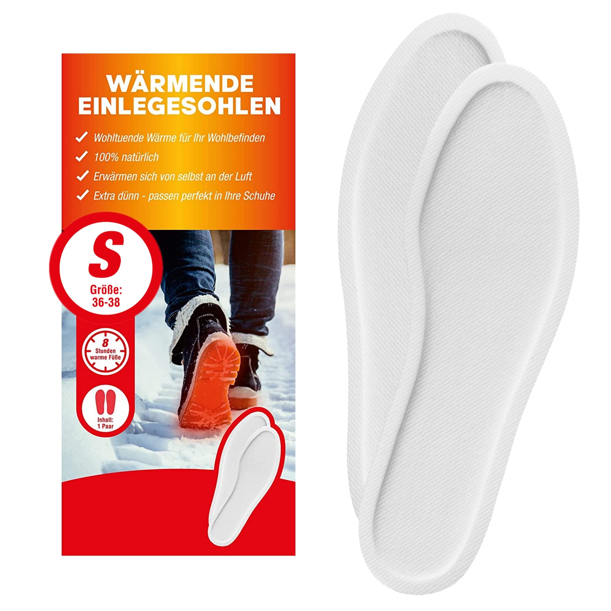 Warming Insoles, Foot Warmer, Sole Warmer, 8 Hours Warm Feet