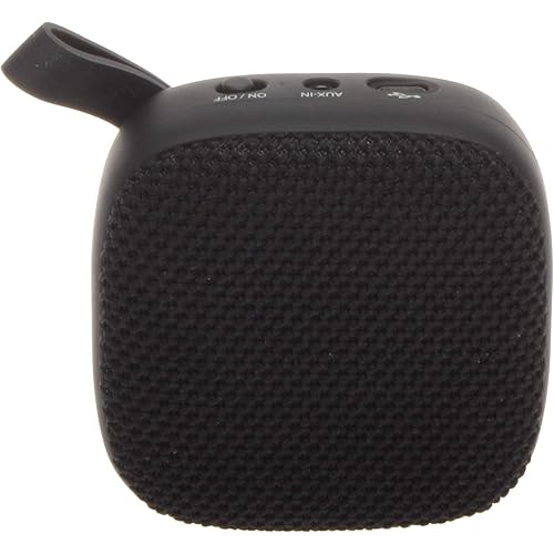 JVC Portable Wireless Speaker with Surround Sound, Bluetooth 5.0, 7-Hour Battery Life - SPSA1BTB (Black)