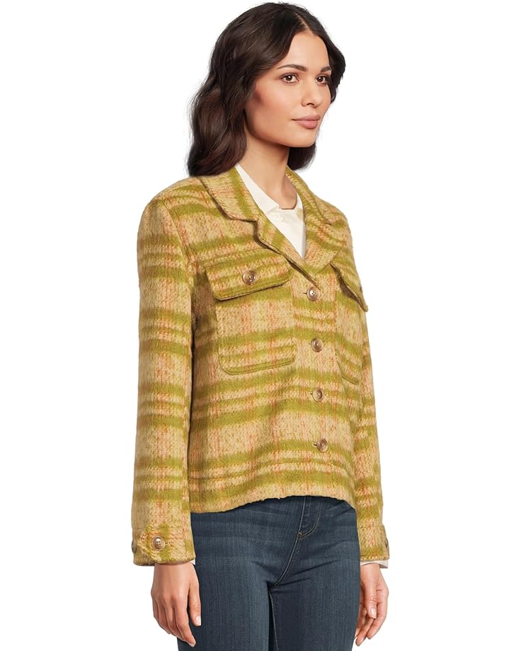 Liverpool Los Angeles Button Front Blanket Plaid Boxy Shacket - #2 of 5