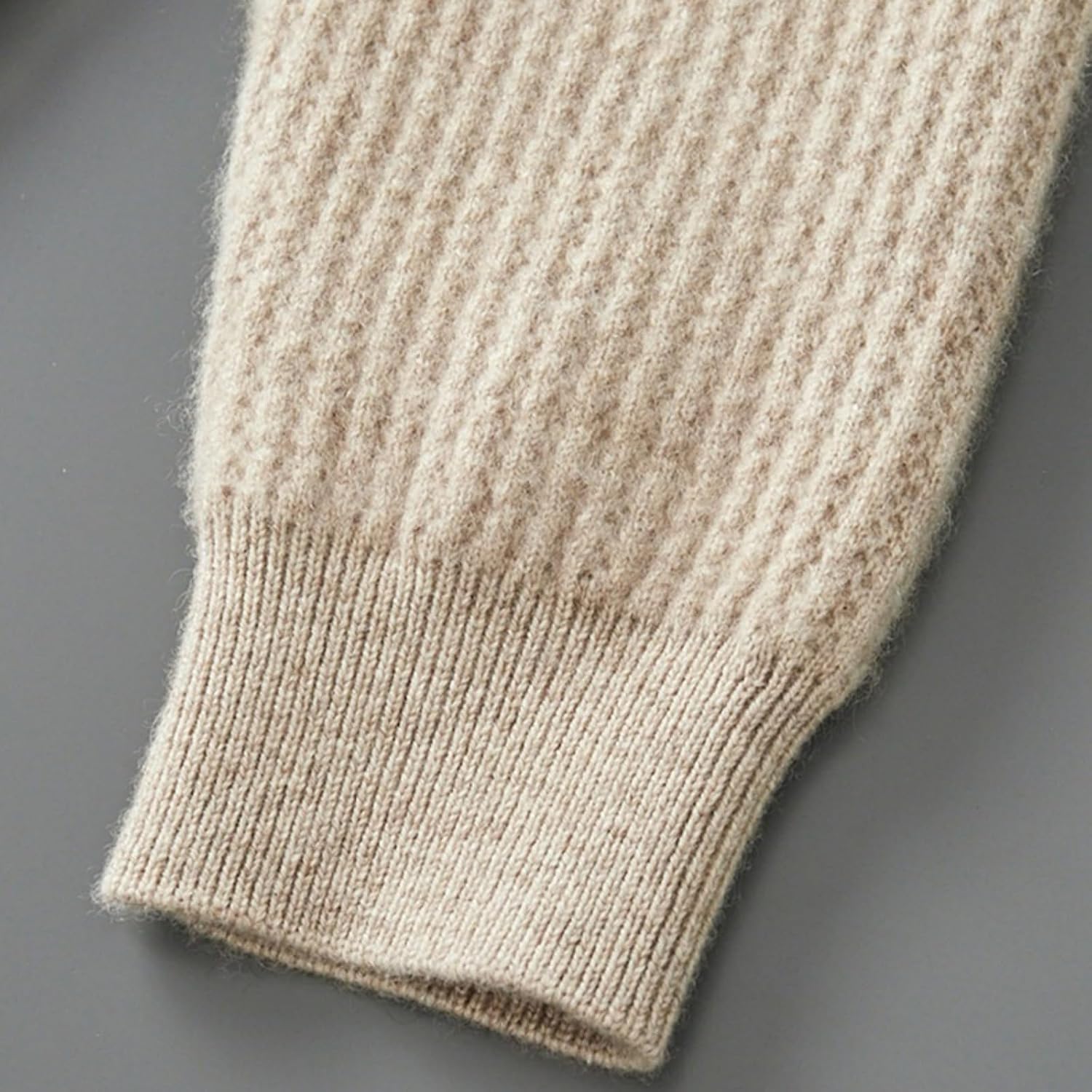 Men’s Wool Cardigan Sweater Solid Color Button Front Knit Lightweight Warm Casual Daily Wear