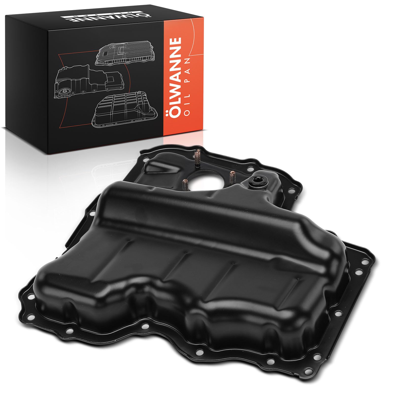 Frankberg Coppa dell'olio coppa dell'olio motore diesel 04B103602D | Compatibile con: A1 Sportback 8XA 8XF, Polo 6C1 6R1, Ibiza IV Sportcoupé 6J1 6P5, Ibiza IV ST 6J8 6P8, Fabia III NJ3