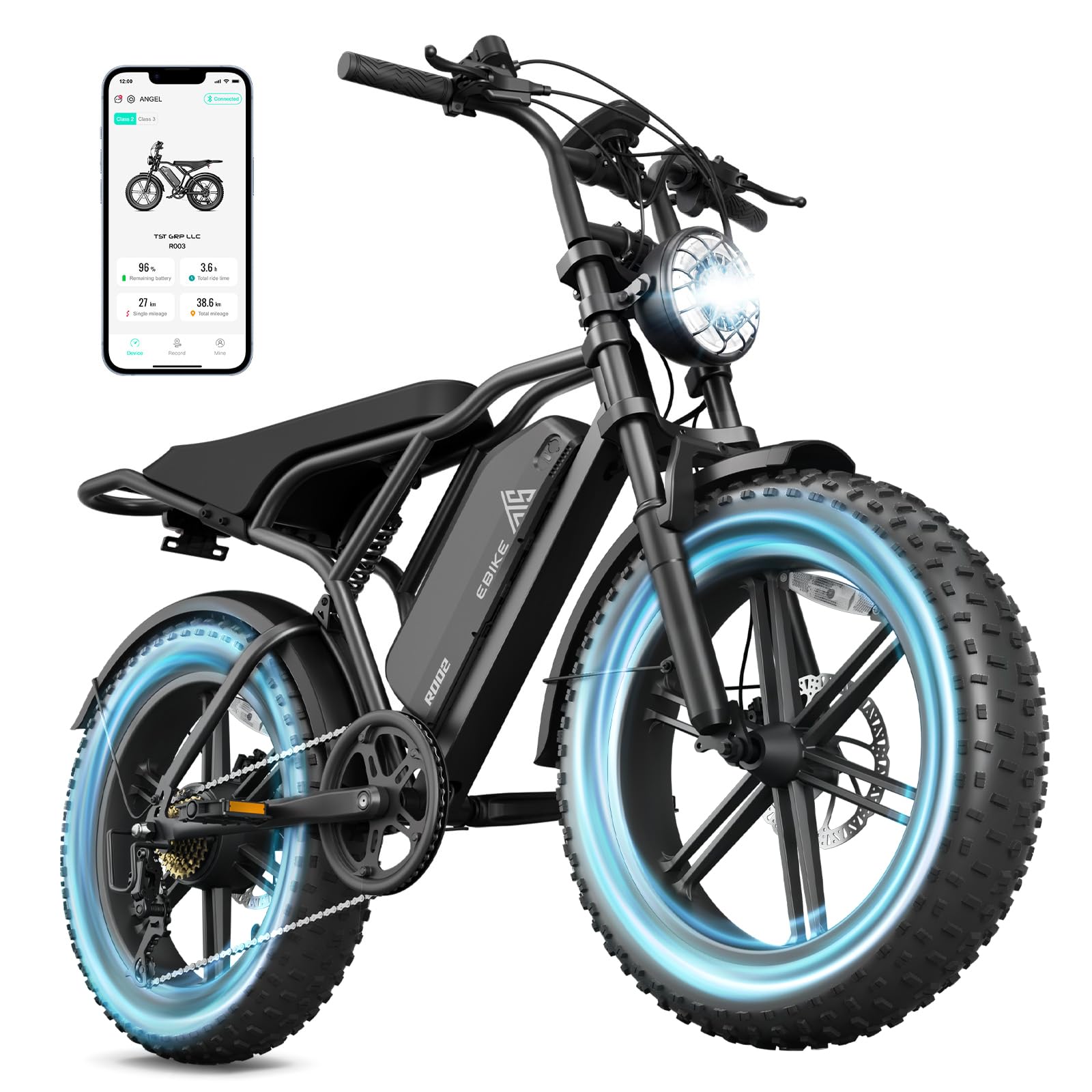 TST Electric Bike for Adults, 48V 15Ah Battery for Urban Cycling, 65 Miles
