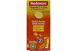 Redoxon Vitamin C + Zinc Effervescent Tablets: Boost Your Immune System with...