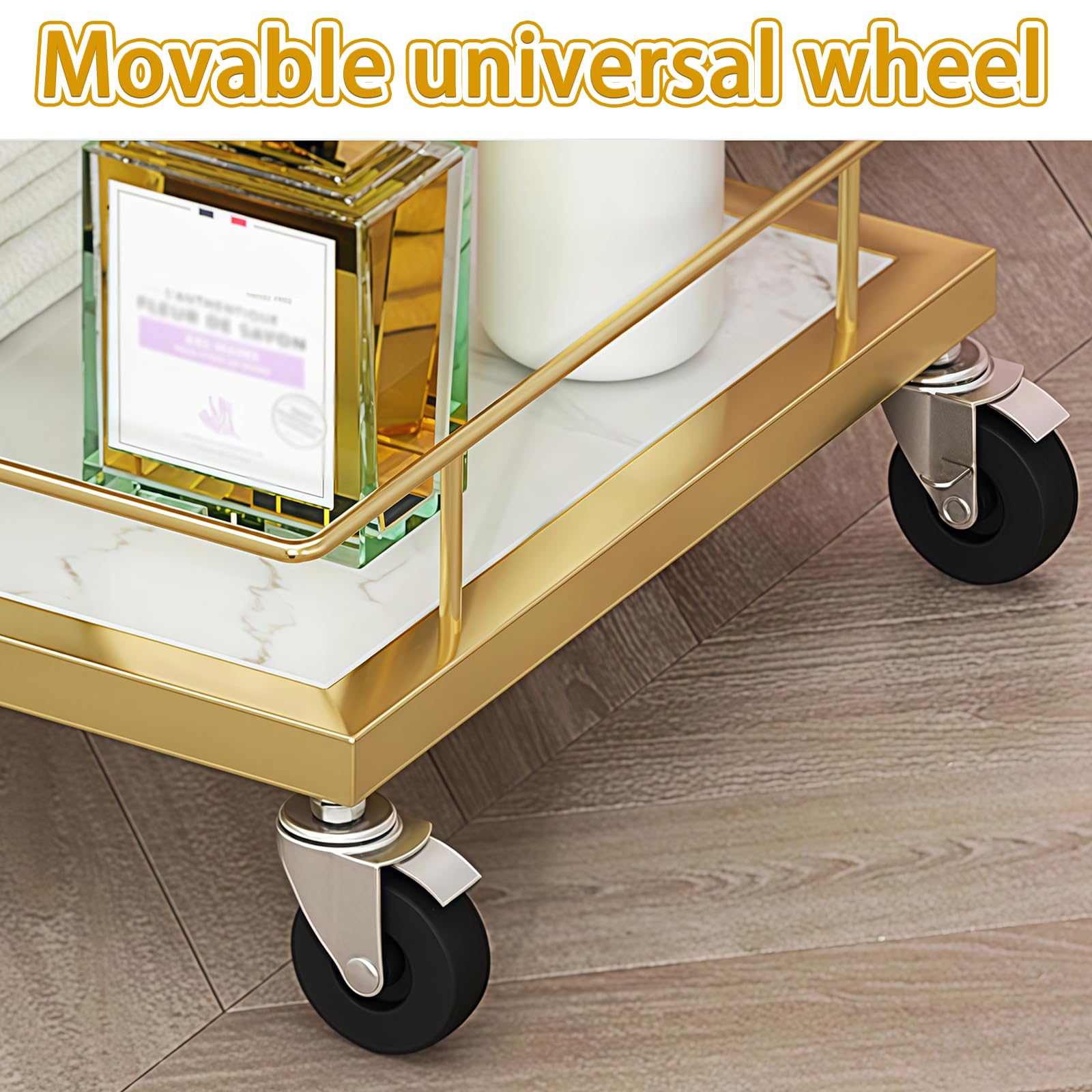 Carro con ruedas, carrito de 3 niveles para arte de uñas, suministros de spa y tatuaje, nizer para herramientas de manicura y Equint