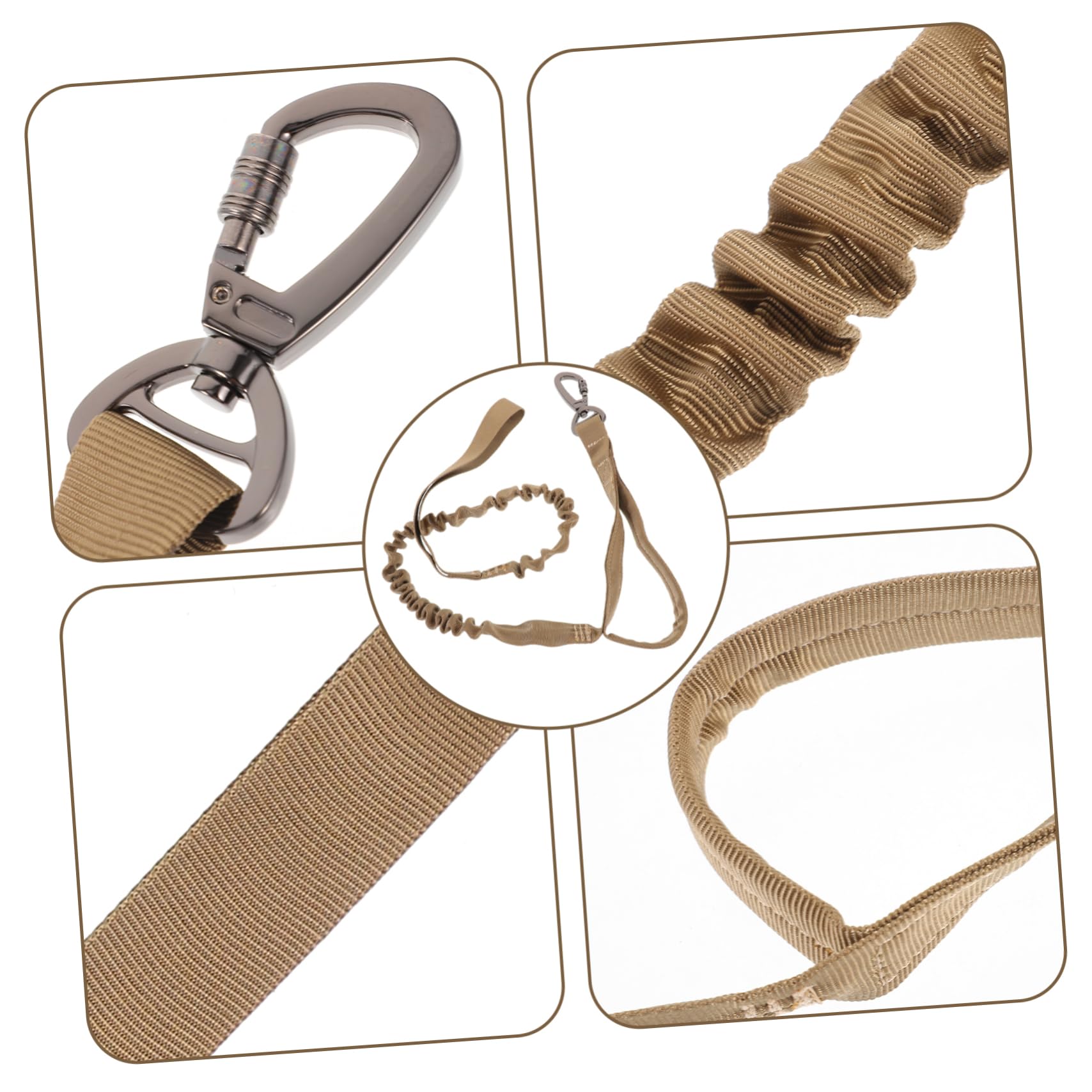 Kisangel 3pièces Laisse De Dressage pour Chien Nylon Élastique Réglable Parfaite pour Promenades Activités Extérieur