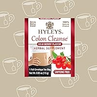 Vista 5 de Hyleys Colon Cleanse Tea sabor a bayas de Goji (paquete de 6 – 150 bolsas de té en total)
