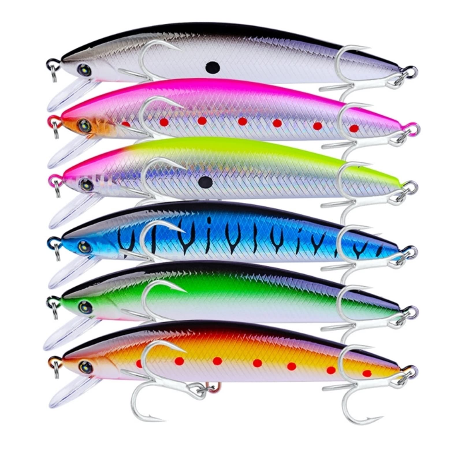 INEOUT Wobblers de señuelos de Pesca Minnow, 1 Uds., 13cm, 41g, Crankbait de hundimiento, Cebo Duro Artificial, lubina, Aparejos de Pesca curricán
