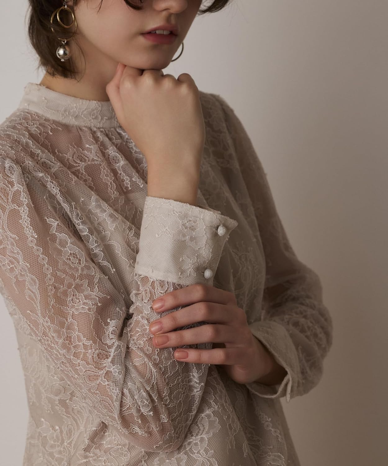 Amazon | [グレースコンチネンタル] モダン 2025SSシアーレーストップ