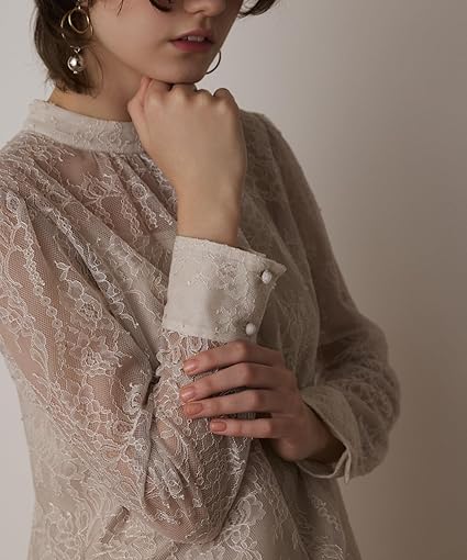 Amazon | [グレースコンチネンタル] モダン 2025SSシアーレーストップ