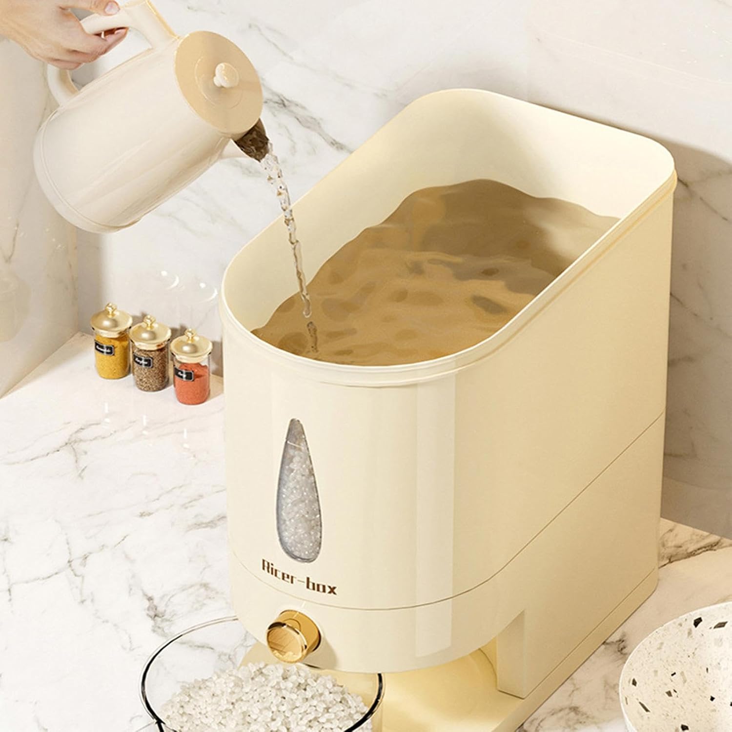 Cereal Dispenser 5kg Capacity Airtight Bin