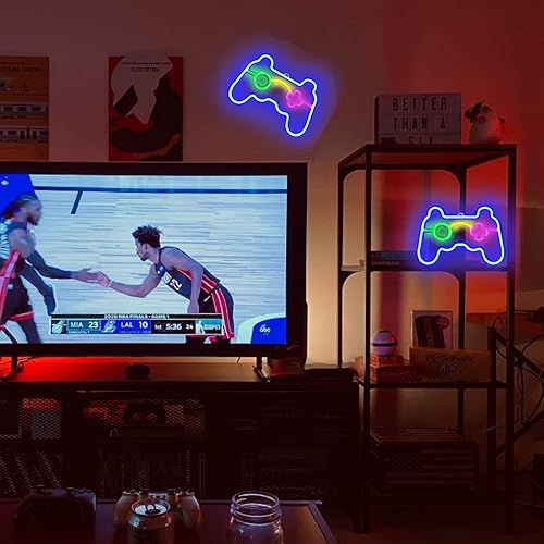 Miniatura 4 de Letrero de neón para decoración de sala de juegos, letrero LED para dormitorio, decoración de pared estética, regalos para adolescentes, computadora