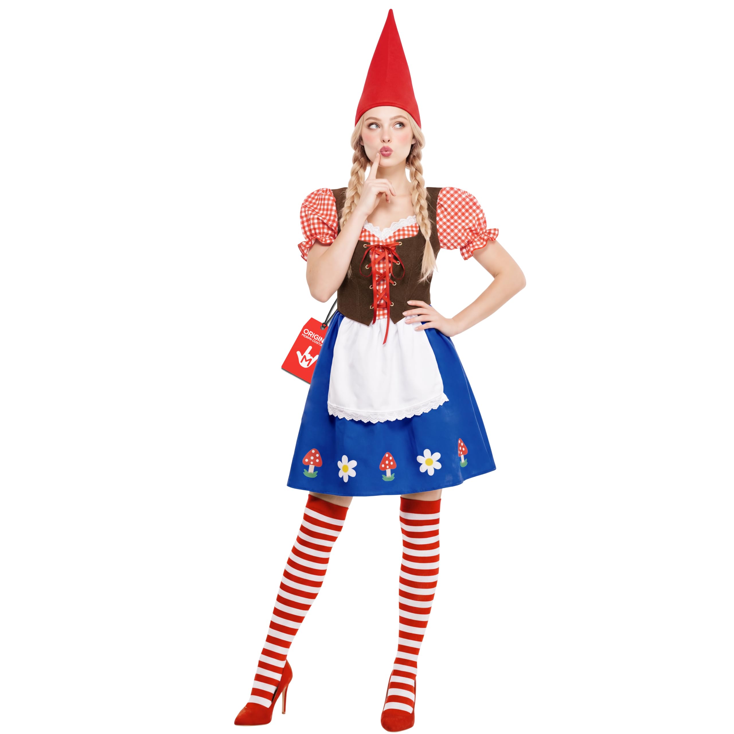 Morph Womens Gnome Costume For Adults, Halloween Costumes for Women XX-Large