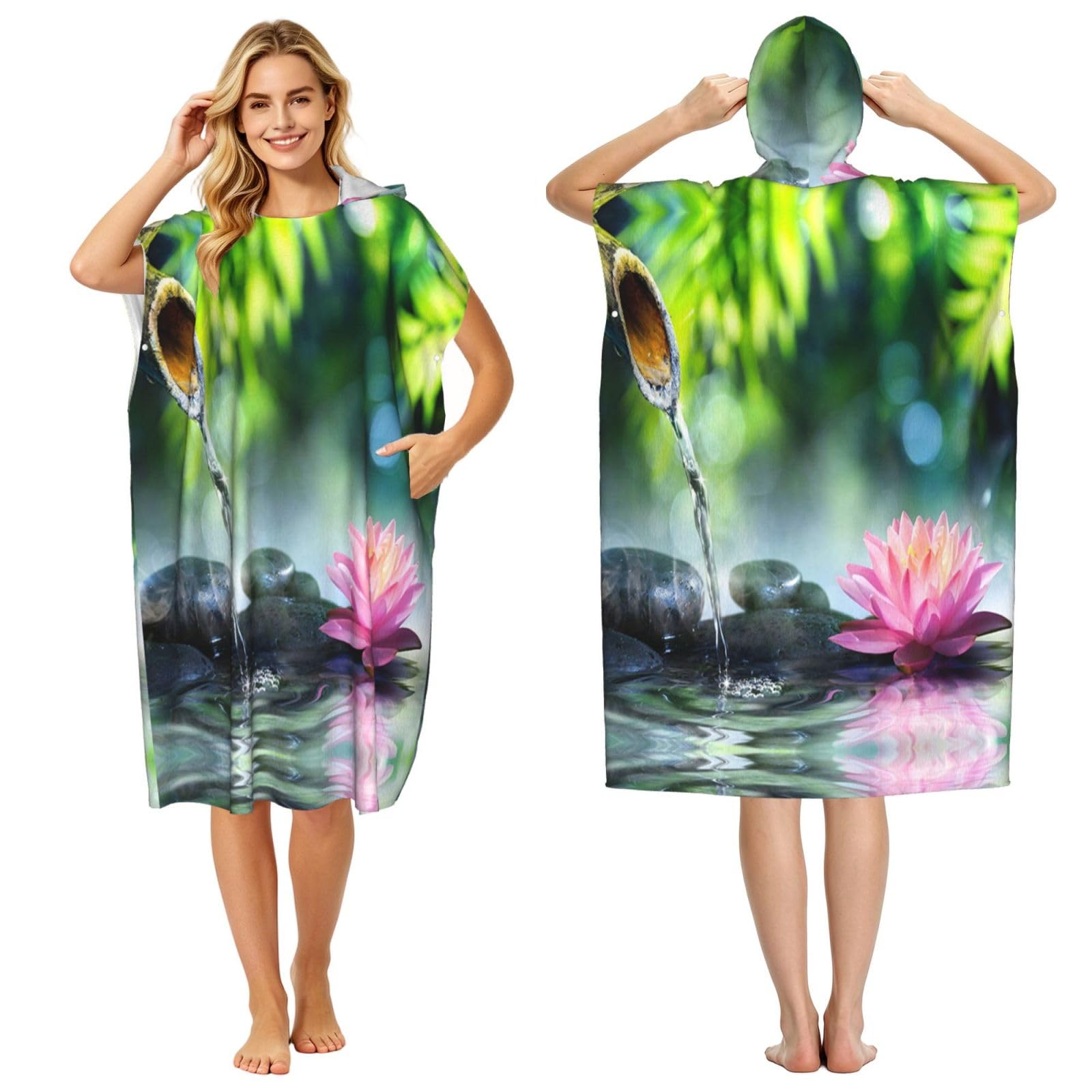 Peignoir pour femmes et hommes contre le froid après baignade