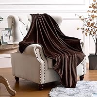 Vista 92 de SOCHOW Flannel Fleece Blanket Twin Size, All Season Lightweight Super Soft Cozy Blanket for Bed or Couch, Blue Coral, 60" X 80