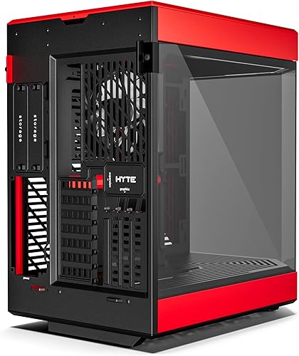 Vista 31 de HYTE Y60 - Moderna caja para juegos ATX de torre media con doble cámara panorámica de vidrio templado y cable elevador PCIE 4.0 incluido