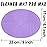 Makeup Brush Cleaner Mat Silicone Brush Cleaning Mat Big Size Make Up Brush Clean Pad with Suction Cup for Makeup Brush Cleaning (Purple)