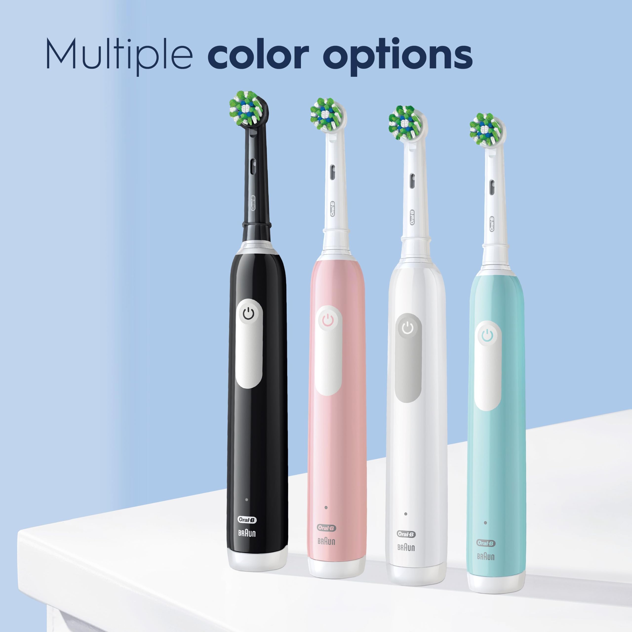 BRAUN Oral-B PRO 1000 ブラック Oral-B Black Pro 1000 Power Rechargeable Electric Toothbrush