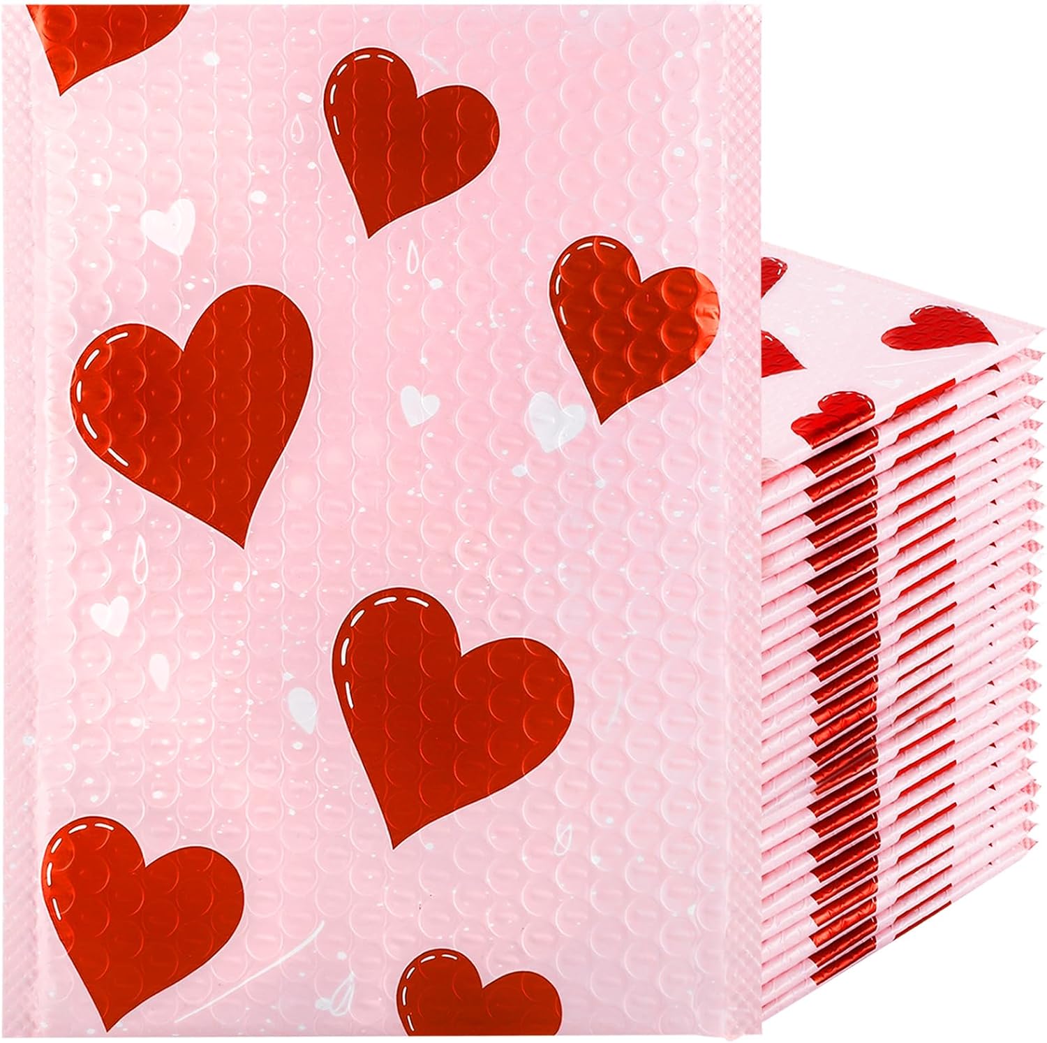 50 Pack Bubble Mailers 6x9 Inch,Self Sealing Adhesive Padded Envelopes,Waterproof Cute Bubble Mailers,Cushioning Shipping Envelopes for Packaging, Mailing, Gifts, Small Business