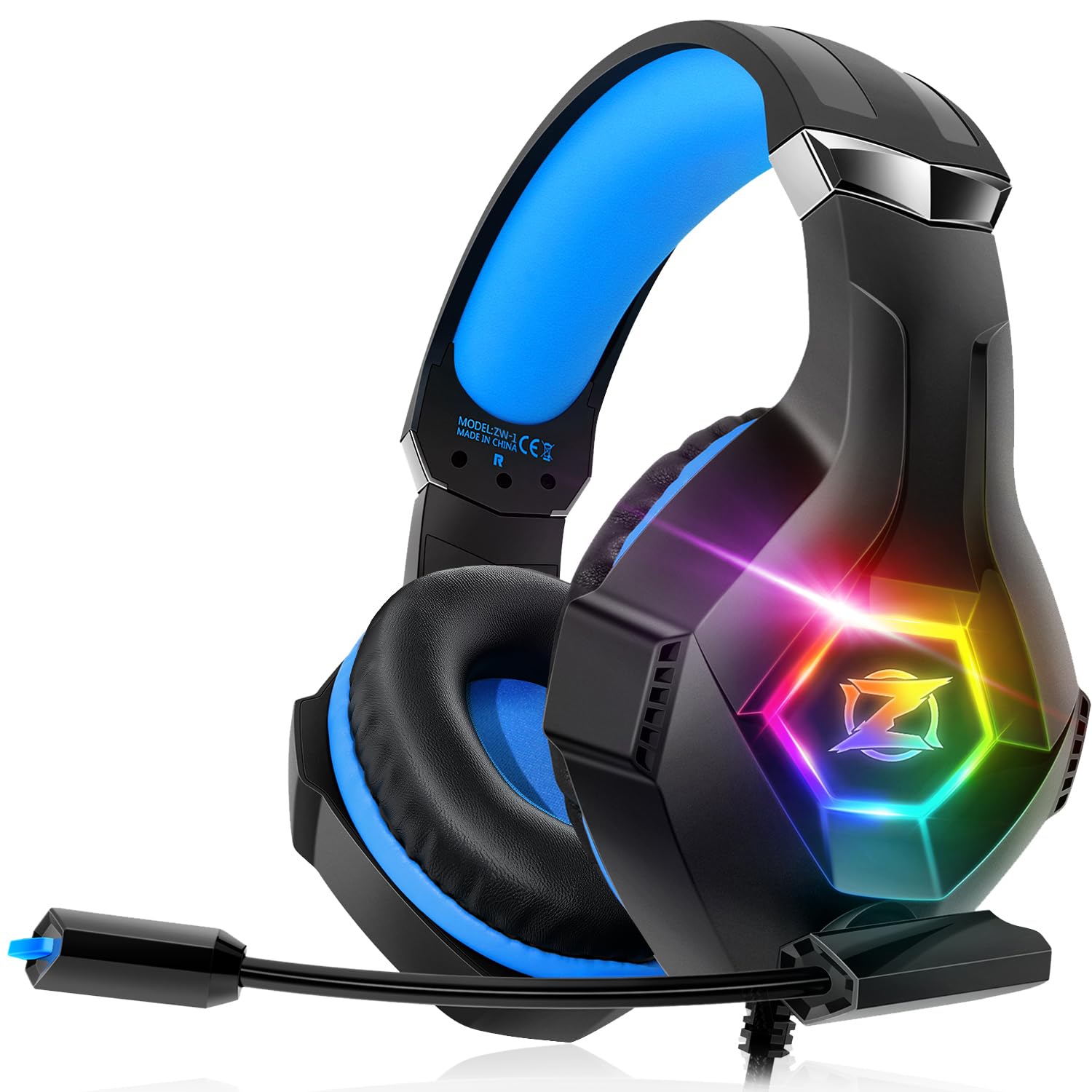 KEEP OUT Gaming 7.1 Hxpro Cuffie Con Microfono – RGB, Per PC E PS4