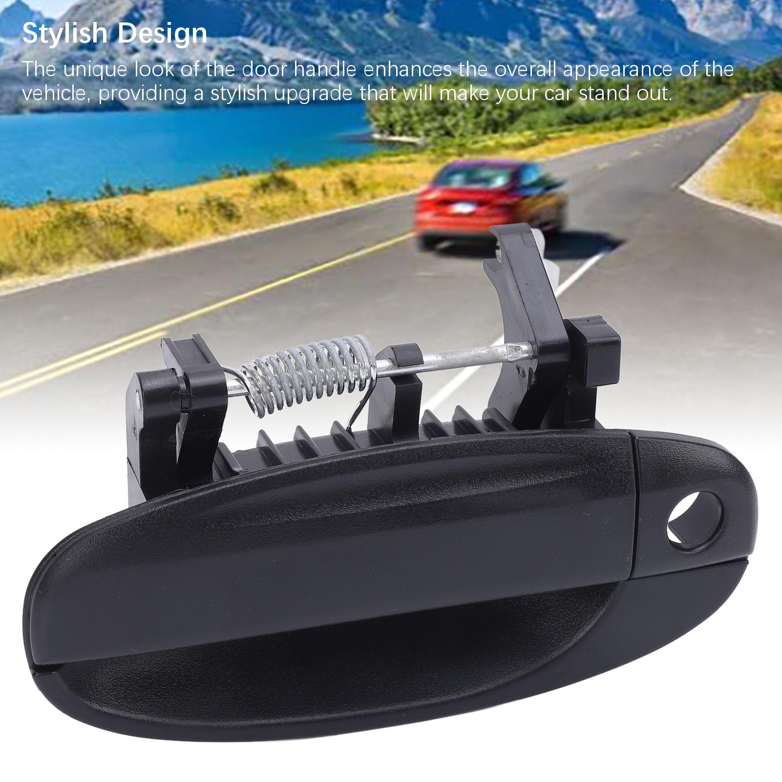 Przedni Lewy Wygodny Uchwyt Zewnętrzny Klamka 96541631 Zewnętrzna Klamki do Aveo Sedan Hatchback Kalos