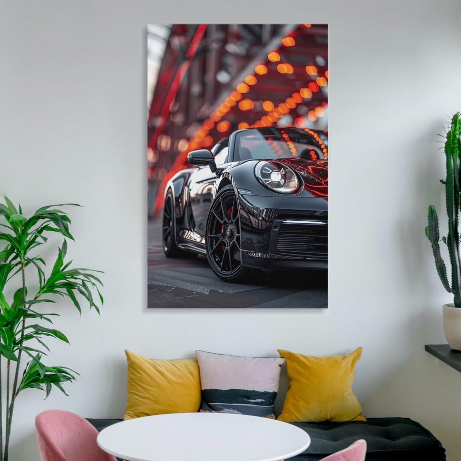 Amazon.co.jp: ポルシェ911車ポスター (2) キャンバス 芸術 壁アート