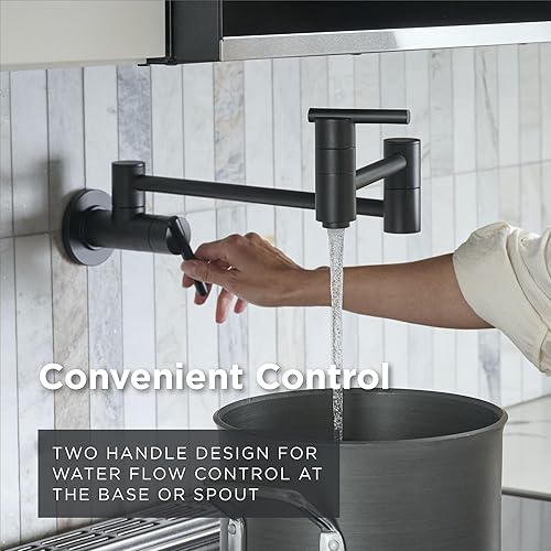 Miniatura 9 de Gerber Llenadora de ollas de montaje en pared Parma para fontanería