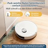 Lot de 24 accessoires pour robot aspirateur Dreame L10s Ultra Gen 2 / L10s Pro Ultra Heat / L40 Ultra AE/ X30 Ultra/Mova E30 Ultra, 1 brosse principale, 6 sacs à poussière, 6 chiffons de nettoyage, 4 - 7