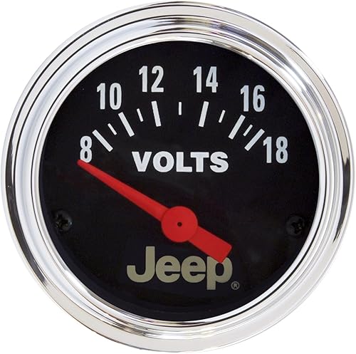 Auto Meter 880242 Jeep Voltímetro Eléctrico Medidor 2.3125 pulgadas